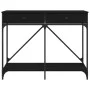 Mesa consola madera de ingeniería negra 100x39x78,5 cm de , Mesas auxiliares - Ref: Foro24-835484, Precio: 48,06 €, Descuento: %