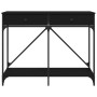 Mesa consola madera de ingeniería negra 100x39x78,5 cm de , Mesas auxiliares - Ref: Foro24-835484, Precio: 65,62 €, Descuento: %
