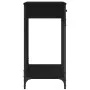 Mesa consola madera de ingeniería negra 100x39x78,5 cm de , Mesas auxiliares - Ref: Foro24-835484, Precio: 48,06 €, Descuento: %