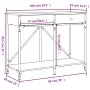 Mesa consola madera de ingeniería negra 100x39x78,5 cm de , Mesas auxiliares - Ref: Foro24-835484, Precio: 48,06 €, Descuento: %