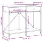 Mesa consola madera de ingeniería negra 100x39x78,5 cm de , Mesas auxiliares - Ref: Foro24-835484, Precio: 65,62 €, Descuento: %