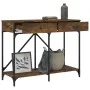 Mesa consola madera de ingeniería roble ahumado 100x39x78,5 cm de , Mesas auxiliares - Ref: Foro24-835486, Precio: 63,15 €, D...