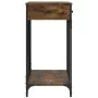 Mesa consola madera de ingeniería roble ahumado 100x39x78,5 cm de , Mesas auxiliares - Ref: Foro24-835486, Precio: 63,15 €, D...