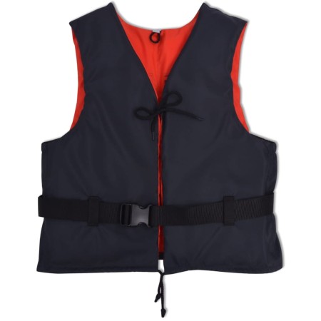 Chaleco salvavidas 50 N 50-70 kg azul marino de vidaXL, Chalecos salvavidas - Ref: Foro24-91131, Precio: 34,38 €, Descuento: %