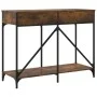Mesa consola madera de ingeniería roble ahumado 100x39x78,5 cm de , Mesas auxiliares - Ref: Foro24-835486, Precio: 63,15 €, D...