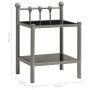 Mesitas de noche 2 unidades metal y vidrio gris y negro de vidaXL, Mesitas de noche - Ref: Foro24-325077, Precio: 46,09 €, De...