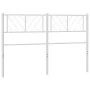 Kopfteil aus weißem Metall, 120 cm von , Kopf- und Fußteile - Ref: Foro24-372259, Preis: 25,56 €, Rabatt: %
