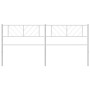 Cabecero de metal blanco 193 cm de , Cabeceros y pies de cama - Ref: Foro24-372265, Precio: 32,02 €, Descuento: %