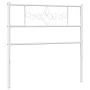 White metal headboard 100 cm by , Headboards and footboards - Ref: Foro24-355345, Price: 25,95 €, Discount: %