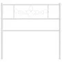 Kopfteil aus weißem Metall, 100 cm von , Kopf- und Fußteile - Ref: Foro24-355345, Preis: 25,95 €, Rabatt: %