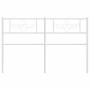 Cabecero de metal blanco 120 cm de , Cabeceros y pies de cama - Ref: Foro24-355347, Precio: 33,36 €, Descuento: %