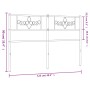 Cabecero de metal blanco 120 cm de , Cabeceros y pies de cama - Ref: Foro24-355347, Precio: 33,36 €, Descuento: %