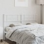 Cabecero de metal blanco 160 cm de , Cabeceros y pies de cama - Ref: Foro24-355351, Precio: 35,10 €, Descuento: %