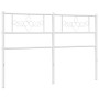 Cabecero de metal blanco 160 cm de , Cabeceros y pies de cama - Ref: Foro24-355351, Precio: 35,10 €, Descuento: %