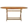 Set de comedor de jardín 7 piezas madera maciza de acacia de vidaXL, Conjuntos de jardín - Ref: Foro24-41748, Precio: 546,16 ...