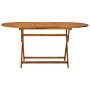 Set de comedor de jardín 7 piezas madera maciza de acacia de vidaXL, Conjuntos de jardín - Ref: Foro24-41748, Precio: 540,97 ...
