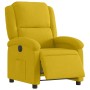 Sillón reclinable eléctrico de terciopelo amarillo en Sillones | Comprar online en Foru.es