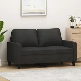 Sofá de 2 plazas de tela negro 120 cm de , Sofás - Ref: Foro24-359159, Precio: 244,07 €, Descuento: %