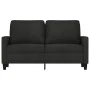 Zweiplätziges schwarzes Stoffsofa, 120 cm. von , Sofas - Ref: Foro24-359159, Preis: 244,07 €, Rabatt: %