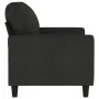 Zweiplätziges schwarzes Stoffsofa, 120 cm. von , Sofas - Ref: Foro24-359159, Preis: 244,07 €, Rabatt: %