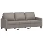 Sofá de 3 plazas de tela gris taupe 180 cm by , Sofas - Ref: Foro24-359178, Price: 310,20 €, Discount: %