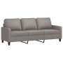 Sofá de 3 plazas de tela gris taupe 180 cm de , Sofás - Ref: Foro24-359178, Precio: 316,22 €, Descuento: %