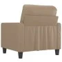 Sillón cuero sintético color capuchino 60 cm de , Sofás - Ref: Foro24-359131, Precio: 151,04 €, Descuento: %