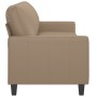 Sofá de 3 plazas de cuero sintético color capuchino 180 cm de , Sofás - Ref: Foro24-359146, Precio: 258,21 €, Descuento: %