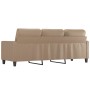 Sofá de 3 plazas de cuero sintético color capuchino 180 cm de , Sofás - Ref: Foro24-359146, Precio: 258,21 €, Descuento: %