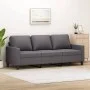 Dreisitziges Kunstledersofa in Grau, 180 cm. von , Sofas - Ref: Foro24-359144, Preis: 267,42 €, Rabatt: %