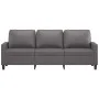 Dreisitziges Kunstledersofa in Grau, 180 cm. von , Sofas - Ref: Foro24-359144, Preis: 267,42 €, Rabatt: %