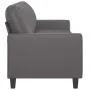 Dreisitziges Kunstledersofa in Grau, 180 cm. von , Sofas - Ref: Foro24-359144, Preis: 267,42 €, Rabatt: %