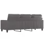 Dreisitziges Kunstledersofa in Grau, 180 cm. von , Sofas - Ref: Foro24-359144, Preis: 267,42 €, Rabatt: %