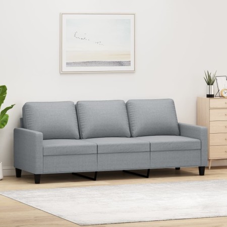 Sofá de 3 plazas de tela gris claro 180 cm de , Sofás - Ref: Foro24-359171, Precio: 264,82 €, Descuento: %