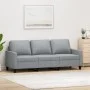 Sofá de 3 plazas de tela gris claro 180 cm de , Sofás - Ref: Foro24-359171, Precio: 260,51 €, Descuento: %