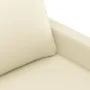 Sofá de 2 plazas de cuero sintético color crema 120 cm de , Sofás - Ref: Foro24-359133, Precio: 239,88 €, Descuento: %