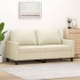Sofá de 2 plazas de cuero sintético color crema 140 cm de , Sofás - Ref: Foro24-359138, Precio: 210,99 €, Descuento: %
