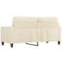 Sofá de 2 plazas de cuero sintético color crema 140 cm de , Sofás - Ref: Foro24-359138, Precio: 210,99 €, Descuento: %