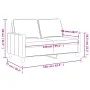 Sofá de 2 plazas de cuero sintético color crema 140 cm de , Sofás - Ref: Foro24-359138, Precio: 207,77 €, Descuento: %
