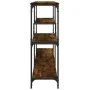 Mesa consola madera de ingeniería roble ahumado 160x32x95 cm de , Mesas auxiliares - Ref: Foro24-833957, Precio: 85,15 €, Des...