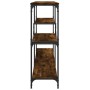 Mesa consola madera de ingeniería roble ahumado 160x32x95 cm de , Mesas auxiliares - Ref: Foro24-833957, Precio: 86,21 €, Des...