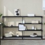 Mesa consola madera de ingeniería negra 160x32x95 cm de , Mesas auxiliares - Ref: Foro24-833955, Precio: 92,65 €, Descuento: %