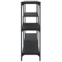 Mesa consola madera de ingeniería negra 160x32x95 cm de , Mesas auxiliares - Ref: Foro24-833955, Precio: 92,65 €, Descuento: %