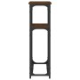 Mesa consola madera de ingeniería marrón roble 90x22,5x75 cm de , Mesas auxiliares - Ref: Foro24-834094, Precio: 42,58 €, Des...