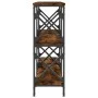 Konsole aus geräucherter Eichen-Ingenieurholz 200x28x80,5 cm. von , Seitentische - Ref: Foro24-835431, Preis: 69,84 €, Rabatt: %