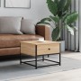 Mesa de centro madera de ingeniería roble Sonoma 51x51x40 cm de , Mesas de centro - Ref: Foro24-833976, Precio: 38,68 €, Desc...