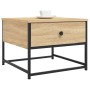 Mesa de centro madera de ingeniería roble Sonoma 51x51x40 cm de , Mesas de centro - Ref: Foro24-833976, Precio: 38,68 €, Desc...