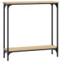 Mesa consola madera de ingeniería roble Sonoma 75x22,5x75 cm de , Mesas auxiliares - Ref: Foro24-834021, Precio: 42,35 €, Des...