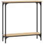 Mesa consola madera de ingeniería roble Sonoma 75x22,5x75 cm de , Mesas auxiliares - Ref: Foro24-834021, Precio: 42,35 €, Des...