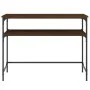 Mesa consola madera de ingeniería marrón roble 100x35,5x75 cm by , Side tables - Ref: Foro24-834049, Price: 48,71 €, Discount: %